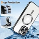 Чохол Wave Premium Metal Shining case with MagSafe (TPU) для Apple iPhone 16 Pro Max 6.9” Black - изображение 5