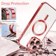 Чохол Wave Premium Metal Shining case with MagSafe (TPU) для Apple iPhone 14 Pro 6.1” Red - изображение 5