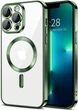 Чохол Wave Premium Metal Shining case with MagSafe (TPU) для Apple iPhone 13 Pro Max 6.7” Green - изображение 1