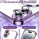 Чехол Wave Premium Metal Shining case with MagSafe (TPU) для Apple iPhone 16 6.1” Deep Purple - зображення 4