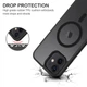 Чохол Wave Premium Matte Insane Guard case with MagSafe (TPU+PC) для Apple iPhone 11 6.1" Black - изображение 3