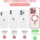 Чохол Wave Premium Metal Shining case with MagSafe (TPU) для Apple iPhone 12 Pro Max 6.7” Red - изображение 7