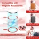 Чехол Wave Premium Metal Shining case with MagSafe (TPU) для Apple iPhone 16 Pro Max 6.9” Red - зображення 3