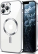 Чохол Wave Premium Metal Shining case with MagSafe (TPU) для Apple iPhone 11 Pro Max 6.5” Silver - изображение 1