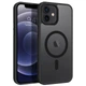Чехол Wave Premium Matte Insane Guard case with MagSafe (TPU+PC) для Apple iPhone 12 6.1" Black - зображення 1