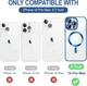 Чохол Wave Premium Metal Shining case with MagSafe (TPU) для Apple iPhone 14 Pro Max 6.7” Midnight Blue - изображение 7