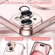 Чохол Wave Premium Metal Shining case with MagSafe (TPU) для Apple iPhone 15 6.1” Pink - изображение 4