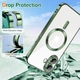 Чохол Wave Premium Metal Shining case with MagSafe (TPU) для Apple iPhone 16 6.1” Green - изображение 5