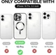 Чохол Wave Premium Metal Shining case with MagSafe (TPU) для Apple iPhone 16 Pro 6.3” Black - изображение 7