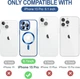 Чехол Wave Premium Metal Shining case with MagSafe (TPU) для Apple iPhone 15 Pro 6.1” Midnight Blue - зображення 7
