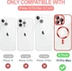 Чохол Wave Premium Metal Shining case with MagSafe (TPU) для Apple iPhone 15 Pro Max 6.7” Red - изображение 7