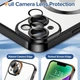 Чохол Wave Premium Metal Shining case with MagSafe (TPU) для Apple iPhone 13 14 6.1” Black - изображение 4