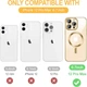 Чохол Wave Premium Metal Shining case with MagSafe (TPU) для Apple iPhone 12 Pro Max 6.7” Gold - изображение 7