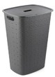 Кошик для білизни Curver Softex 56 л Сірий (3253924848082) - зображення 1