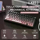 Бездротова механічна Клавіатура Attack Shark X85 Pink 75% (Градієнтний дизайн, перемикачі White Jade, бездротова RGB підсвічування, бічне гравіювання)+наклейки укр розкладки, чорно-рожева - зображення 4