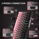 Бездротова механічна Клавіатура Attack Shark X85 Pink 75% (Градієнтний дизайн, перемикачі White Jade, бездротова RGB підсвічування, бічне гравіювання)+наклейки укр розкладки, чорно-рожева - зображення 10