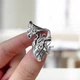Значок (пин) BROCHE брошь бижутерия Медицина Сердце с граммофоном серебристый BRGV114617 - изображение 3
