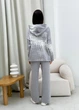 Свитшот женский вязаный серый Vibe, XXL ART KNIT 037861 - изображение 2