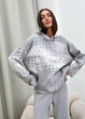 Свитшот женский вязаный серый Vibe, XXL ART KNIT 037861 - изображение 8