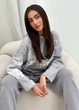 Свитшот женский вязаный серый Vibe, XXL ART KNIT 037861 - изображение 10