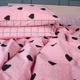 Простыня MirSon Бязь 17-0839 Hearts & Grid 220x240 см (2200011632933) - изображение 5