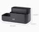 Organizer łazienkowy Joseph Joseph EasyStore czarny (70600) 11.6 x 24.9 x 11.9 cm (5028420009576) - obraz 2