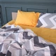Простыня MirSon Бязь 17-0829 Zigzag ornament 150х220 см (2200011565712) - изображение 3
