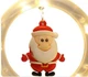 Гирлянда Xmas штора Кольца с фигурами 3 м 70 см 110L WW Теплый белый - изображение 2