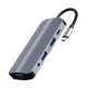 Док-станція Cablexpert USB-C 8-в-1 (A-CM-COMBO8-02) USB 3.0/HDMI//VGA/PD/картридер/стерео-аудіо - изображение 3
