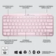 Клавиатура Logitech MX Keys Mini Wireless Illuminated UA Rose (920-010500) - изображение 6