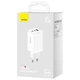 Зарядний пристрій Baseus GaN5 Pro 2C+U 65W (CCGP120202) White - зображення 6