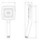 Лійка для душу Koer KP-0409-01 4 функції (Колір хром) (KR5413) - изображение 2
