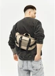 Большая мужская поясная сумка бананка из натуральной кожи SAMBAG Серая (1007038721) - изображение 3