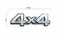 Наклейка "4х4" Avtoaks объемная цельная хром 30х105мм - изображение 2