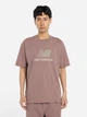 Футболка хлопковая длинная мужская New Balance Athletics Logo T-Shirt MT51500EAS XL Светло-коричневая (198686005164) - изображение 1