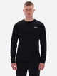 Лонгслів чоловічий Reebok Enzo Small Logo Crew 100240835 XL Чорний (1200175432616) - зображення 1
