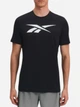 Футболка спортивна довга чоловіча Reebok Jimmy Vector Standar 100242102 XL Чорна (1200175851356) - зображення 1