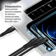Дата кабель USB 2.0 AM to Lightning + Micro 5P + USB-C 1.2m 3.0A (PD60W data) Black ColorWay - зображення 2