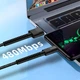 Дата USB-C кабель USB-C 1.0m 2.4А black ColorWay - зображення 8
