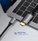 Кабель Type-C to HDMI UGREEN Cable 4K@60Hz 1.5m Gray/Black (MM142) - зображення 5