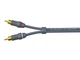 Аудіокабель 2RCA-2RCA CHORD Leyline 0.5 м сірий - изображение 2