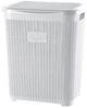 Корзина для белья Violet House 47 х 33.5 х 40 см 45 л White (1007 Виолетта WHITE 45 л) - изображение 1