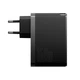 Мережевий зарядний пристрій адаптер Baseus GaN5 Pro Digital Fast Charger |2C+U, 160W/3A, PD3.1/QC| + кабель USB Type-C to USB Type-C 1m Чорний - зображення 10