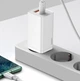 Мережевий зарядний пристрій адаптер BASEUS GaN2 Lite Quick Charger зі швидкою зарядкою |1USB/1Type-C, QC/PD, 5A, 65W| Білий - зображення 6