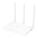 Бездротовий маршрутизатор роутер Hoco HI30 WiFi4 wireless router |2.4 ГГц, 300 Мбіт/с, 3 всеспрямовані антени, захист мережі| Білий - зображення 1