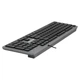 Ігрова ультратонка дротова клавіатура Meetion K841 USB Standard Chocolate Ultrathin Keyboard |UKR/RU/EN розкладка, мембранна, для ПК/ноутбука, кабель USB 1,5 м, 12 функціональних клавіш, сумісність з Windows/MAC OS| Сірий - зображення 5