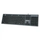 Ігрова ультратонка дротова клавіатура Meetion K841 USB Standard Chocolate Ultrathin Keyboard |UKR/RU/EN розкладка, мембранна, для ПК/ноутбука, кабель USB 1,5 м, 12 функціональних клавіш, сумісність з Windows/MAC OS| Сірий - зображення 7