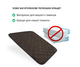 Багаторазова пелюшка для собак AquaStop Premium з покриттям anti-slip арт. 3, розмір 60х60 см - зображення 3