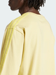 Футболка хлопковая длинная мужская Adidas Originals JP1053 M Желтая (4067887435390) - изображение 4