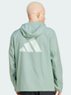 Спортивная ветровка мужская Adidas Running JD2331 2XL Бледно-зеленая (4067901846614) - изображение 2